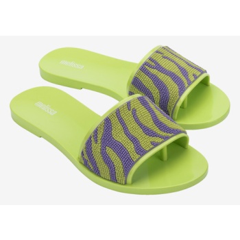 melissa savage slide flip-flops green σε προσφορά