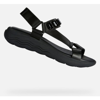 geox spherica ec5w sandals black σε προσφορά