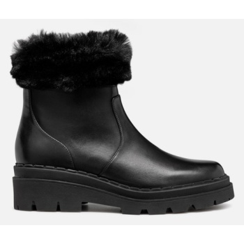 geox felleny ankle boots black