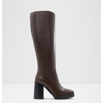 aldo equine tall boots brown σε προσφορά