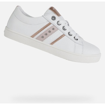 geox kathe kids sneakers white σε προσφορά