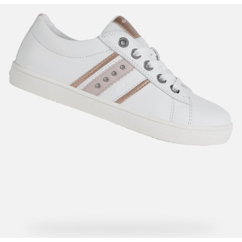 geox kathe kids sneakers white σε προσφορά