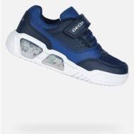  geox illuminus kids sneakers blue