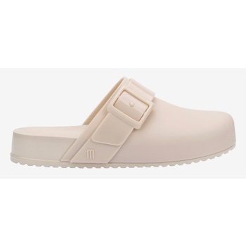 melissa cozy clog slippers beige