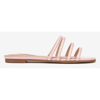 guess cevana slippers pink σε προσφορά