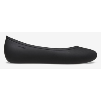 crocs brooklyn flat ballet pumps black