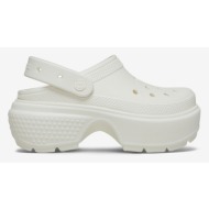  crocs stomp clog slippers white