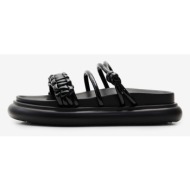  desigual tubular slippers black