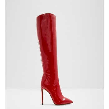 aldo agathea tall boots red σε προσφορά