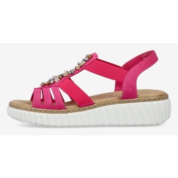 rieker sandals pink