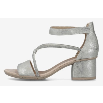 rieker sandals silver