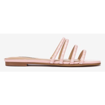 guess cevana slippers pink σε προσφορά