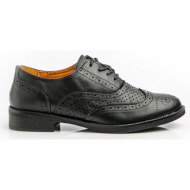  γυναικείο oxfords δετό black