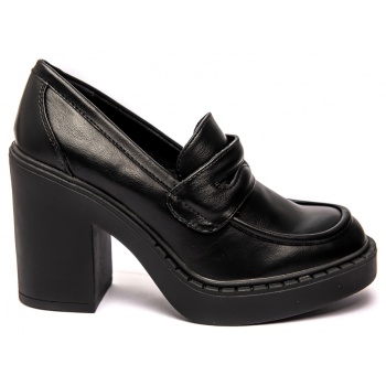 γυναικείο loafers με τακούνι μαύρο σε προσφορά