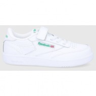  παιδικά παπούτσια reebok classic club c χρώμα: άσπρο