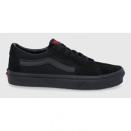  πάνινα παπούτσια vans sk8-low χρώμα: μαύρο