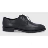  δερμάτινα κλειστά παπούτσια vagabond percy ανδρικά, χρώμα: μαύρο
