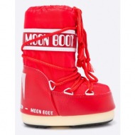  moon boot - μπότες χιονιού dziecięce nylon rosso