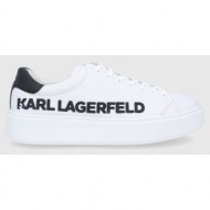  δερμάτινα παπούτσια karl lagerfeld χρώμα: μαύρο