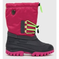 παιδικές μπότες χιονιού cmp kids ahto wp snow boots χρώμα: ροζ