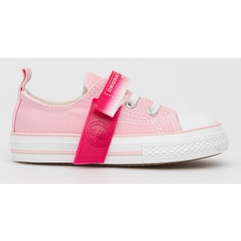 πάνινα παπούτσια big star χρώμα ροζ