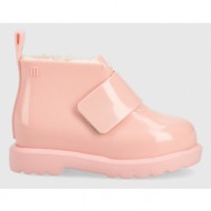παιδικές μπότες melissa chelsea boot bb χρώμα: ροζ,
