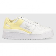  δερμάτινα αθλητικά παπούτσια adidas originals forum bold χρώμα: άσπρο
