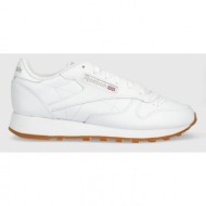  δερμάτινα αθλητικά παπούτσια reebok classic χρώμα: άσπρο
