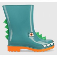  παιδικά ουέλλινγκτον melissa rain boot + fabula inf χρώμα: τιρκουάζ
