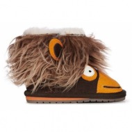  μπότες χιονιού σουέτ για παιδιά emu australia orangutan walker χρώμα: καφέ
