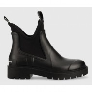  ουέλλινγκτον calvin klein jeans yw0yw01034 bds chelsea rain boots , χρώμα: μαύρο