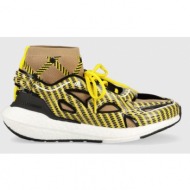  παπούτσια για τρέξιμο adidas by stella mccartney ultraboost 22 elevated χρώμα: καφέ