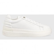  δερμάτινα αθλητικά παπούτσια tommy hilfiger fw0fw06511 feminine elevated sneaker χρώμα: άσπρο