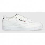  δερμάτινα αθλητικά παπούτσια reebok classic χρώμα: άσπρο