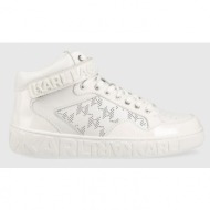  δερμάτινα αθλητικά παπούτσια karl lagerfeld kl61056 kupsole iii χρώμα: άσπρο