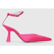 ψηλοτάκουνα παπούτσια chiara ferragni cf3142_012 χρώμα: ροζ, cf decollete