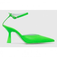  ψηλοτάκουνα παπούτσια chiara ferragni cf3144_041 χρώμα: πράσινο