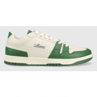  δερμάτινα αθλητικά παπούτσια mercer amsterdam the brooklyn χρώμα: πράσινο
