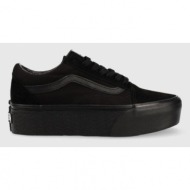  πάνινα παπούτσια vans old skool χρώμα: μαύρο