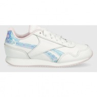  παιδικά αθλητικά παπούτσια reebok classic royal cl jog χρώμα: άσπρο