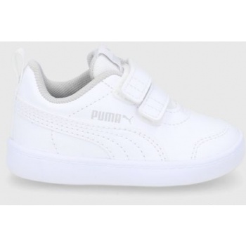 παιδικά παπούτσια puma χρώμα άσπρο