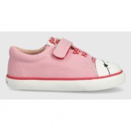  παιδικά πάνινα παπούτσια garvalin χρώμα: ροζ