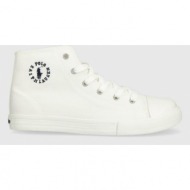 σταράκια παιδικά πάνινα παπούτσια polo ralph lauren χρώμα: άσπρο