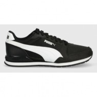  παιδικά αθλητικά παπούτσια puma st runner v3 mesh jr χρώμα: μαύρο