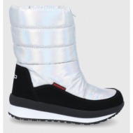  παιδικές μπότες χιονιού cmp kids rae snow boots wp χρώμα: ασημί