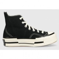  πάνινα παπούτσια converse chuck 70 plus χρώμα: μαύρο, a00916c