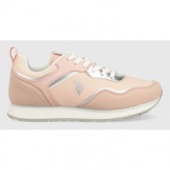  παιδικά αθλητικά παπούτσια u.s. polo assn. χρώμα: ροζ