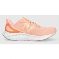  παπούτσια για τρέξιμο new balance fresh foam arishi v4 χρώμα: πορτοκαλί