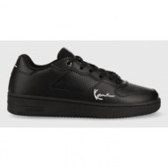  δερμάτινα αθλητικά παπούτσια karl kani 89 classic χρώμα: μαύρο, 1080007 kkfwm000186