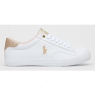 sneakers παιδικά  παπούτσια polo ralph lauren χρώμα: άσπρο